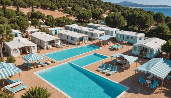 Hébergements camping à fréjus : les différentes options chez holiday green