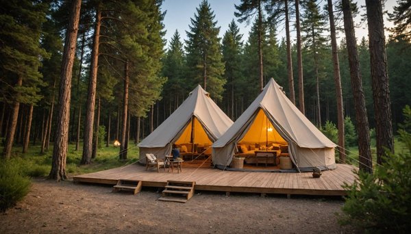 Glamping au domaine ecotelia : allier confort et respect de l'environnement